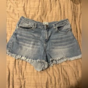 Abound Denim Jean Shorts - Fringe Hem - Size 31